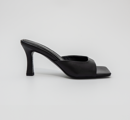 VALORE | Black leather mule