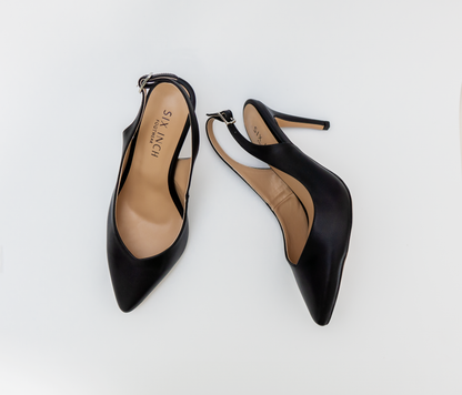 MIA | Black leather slingback