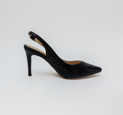 MIA | Black leather slingback